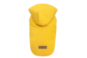 płaszcz przeciwdeszczowy dla psa żółty